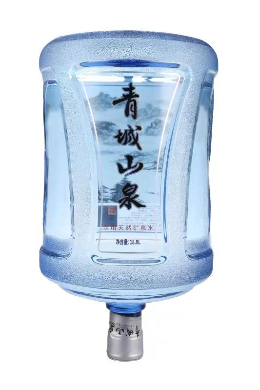 青城山泉飲用天然礦泉水18.9L/桶(無(wú)水桶，需押桶)