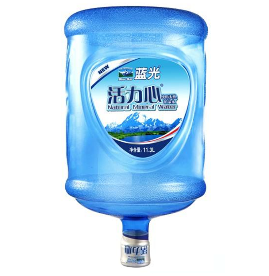 藍光活力心飲用天然礦泉水18.9L/桶(無水桶，需押桶)