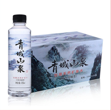 青城山泉礦泉水350ml*24瓶/整箱